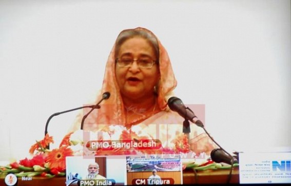 'It was also the month of March when India gifted Bangladesh freedom' : Hasina praised Modi for Tripura's electricity export, thanks India 
